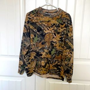 M Jerzees camouflage long sleeve t shirt